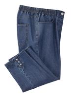 Your Look... for less! Dames Capri-jeans blue-stonewashed Größe