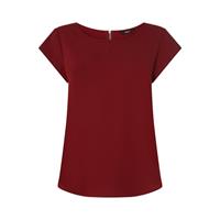 Only Frauen T-Shirt onlVic Solid Noos in rot