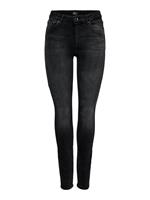 Only Onlblush Life Mid Skinny Jeans Dames Zwart