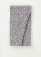 Barts Blacke grofgebreide sjaal in mêlée 195 x 25 cm