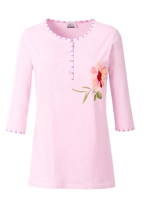 Ascafa Dames Pyjama's roze + bleu Größe
