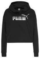 Puma Kapuzensweatshirt »ESS+ Cropped Metallic Logo Hoodie«