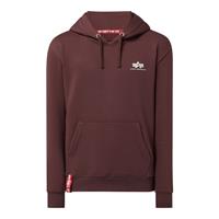 alphaindustries Alpha Industries Männer Hoody Basic Small Logo in rot