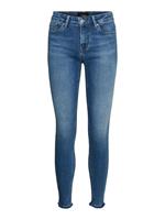 Vero Moda Vmpeach Normal Waist Skinny Jeans Dames Blauw