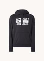 Under Armour Rival Fleece Signature hoodie zwart