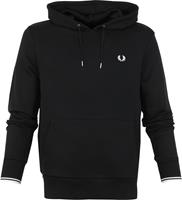 fredperry Fred Perry - Tipped Hooded Black - Hoodies