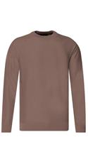 Scotch and Soda Pullover Mix Wol Structuur Bruin