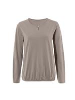 Your Look... for less! Dames Longsleeve taupe Größe