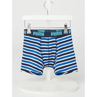 2er Pack PUMA Basic Boxershorts Printed Stripe Kinder blue