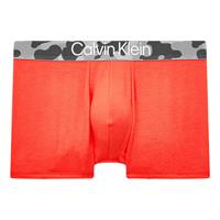 Calvin Klein Men's Camo Waistband Trunk Boxers - Exotic Coral - L