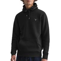 GANT Original Hoodie, Logo-Stitching, Kängurutasche, für Herren, Schwarz