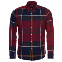 Barbour Herenshirt Dunoon tailored fit Red