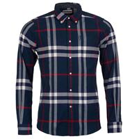 Barbour heren shirt highland check 18 tailored navy