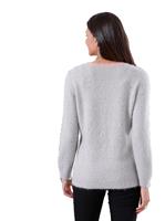 Your Look... for less! Dames Pullover antraciet/poudre gedessineerd Größe