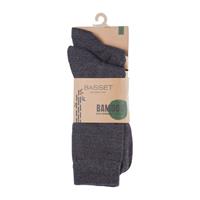 Basset Bamboe sokken-Antracite-35/38