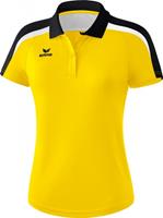 Erima poloshirt Liga 2.0 dames polyester geel/zwart 