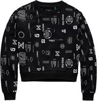 G-Star RAW Sweatshirt Cropped Loose Sweatshirt Allover, mit durchgängigen Grafikprint