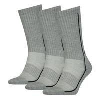 HEAD Unisex Socken - 3er Pack, Sportsocken, Mesh-Einsatz, einfarbig Sportsocken grau 