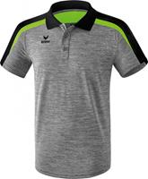erima Liga Line 2.0 Funktions Poloshirt grey melange/black/green