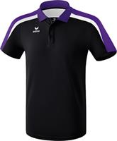 erima Liga Line 2.0 Funktions Poloshirt black/dark violet/white