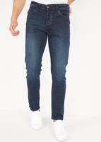 True Rise Jeans regular fit donker