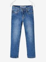 VERTBAUDET Rechte jeans voor jongens MorphologiK waterless met heupomtrek Medium stone