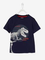 Vertbaudet Jungen T-Shirt, Dinosaurier blau