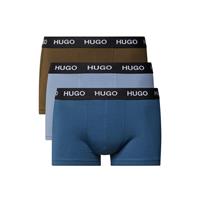 BOSS Pants, 3er Pack, Logobund, Cotton Stretch, für Herren, Blau/Dunkelgrün