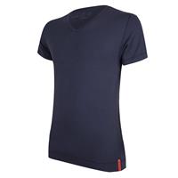 Undiemeister Blauw T-shirt V-hals Storm Cloud - Kwaliteit Heren Ondershirts  - Slim Fit