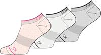 Calvin Klein Damen Sneaker Socken Athleisure, 3er Pack - Kurzsocken, One Size Sneakersocken mehrfarbig Damen 
