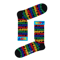 Happy Socks Jumbo Text Socks