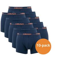 HEAD boxershorts Orange/Peacoat 10-Pack