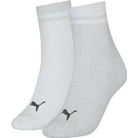 Puma sokken short radient dames White 2-pack