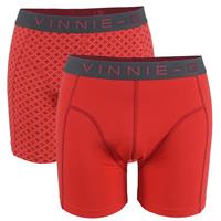 Vinnie-G Flamingo boxershorts 2-pack Rood/Print