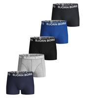 Björn Borg jongens boxershorts 5-Pack Solid