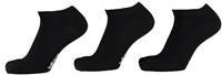 Apollo bamboe sneaker sokken 3-paar - Zwart