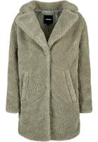 Oversized Sherpa Coat - Olive Green