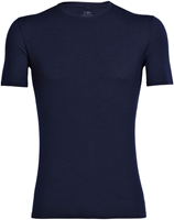 Icebreaker Anatomica Short Sleeve Crewe en Mérinos - T-Shirt - Herren Midnight Navy S