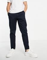 Selected Homme Smalle, toelopende chino in marineblauw