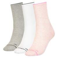 Calvin Klein Damen Socken Athleisure, 3er Pack - Kurzsocken, One Size Socken mehrfarbig Damen 