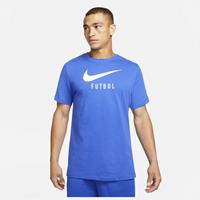 Nike T-Shirt Swoosh Futbol - Blau/Weiß