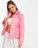 Adidas Kort gewatteerd jack in roze