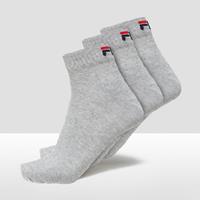 Fila quarter sokken 3-pack grijs