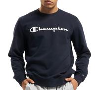 Champion Crewneck Logo Fleece Sweatshirt blau Größe S
