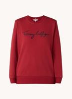 TommyHilfigerBluseREGULARGRAPHICC-NKSWEATSHIRTWW0WW30659XITBURGUNDY–