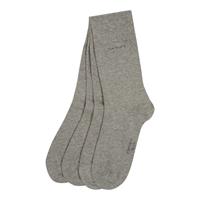 Camano ca-soft Basic Socken 4er Pack - Herren -  grau
