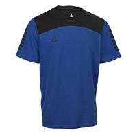 Select T-shirt Oxford - Blauw/Zwart