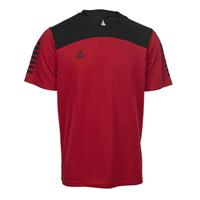 Select T-shirt Oxford - Rood/Zwart