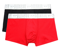Diesel Boxershorts damien 2-pack rood-zwart