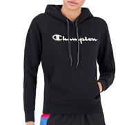 Champion Hooded Sweatshirt Fleece Women schwarz/weiss Größe M